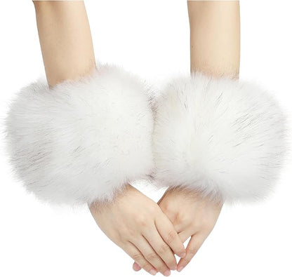 Faux Fur Wrist Cuffs