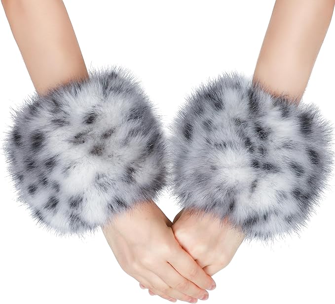 Faux Fur Wrist Cuffs