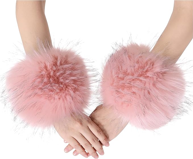 Faux Fur Wrist Cuffs