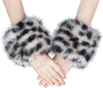 Faux Fur Wrist Cuffs